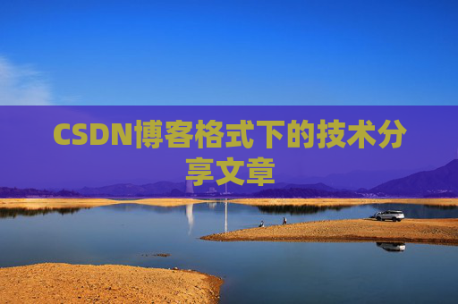 CSDN博客格式下的技术分享文章
